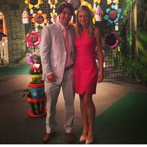 Elizabeth and James pink dress